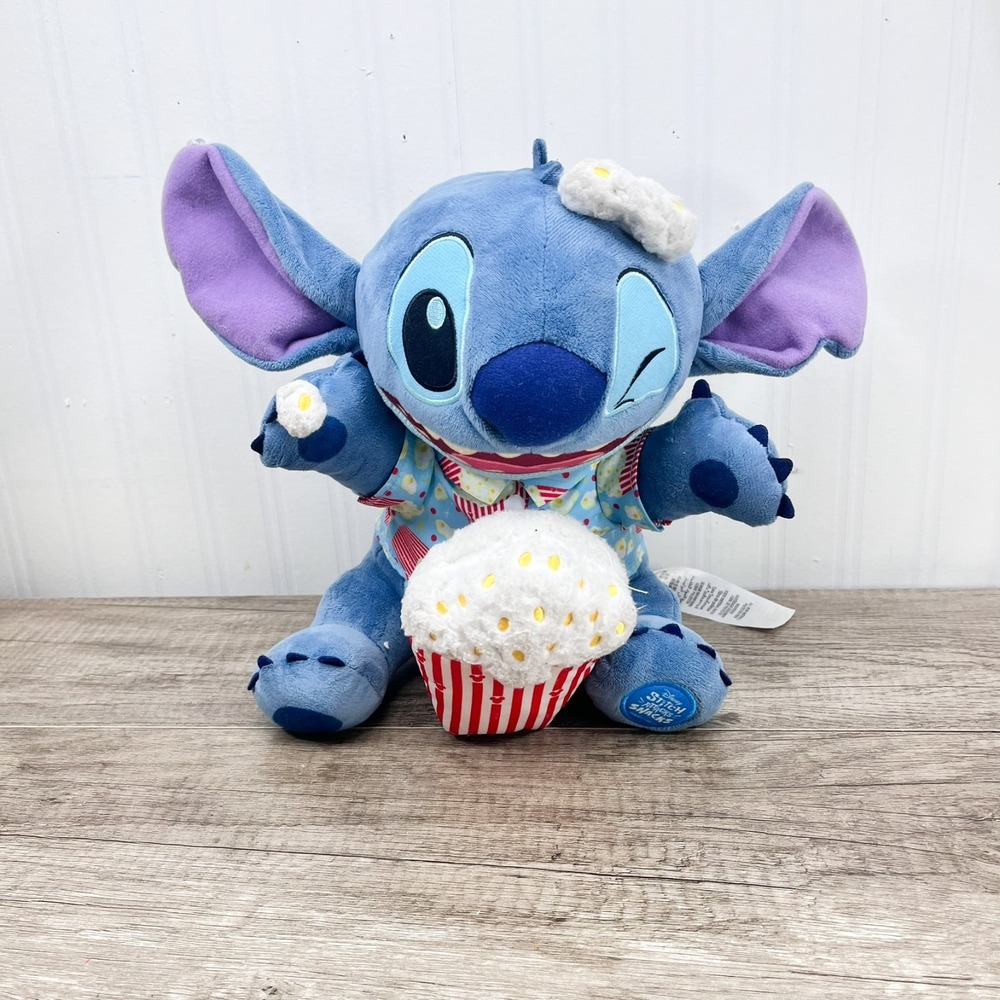 Disney authentic Stitch Attacks Snacks Plush popcorn‎ Limited release